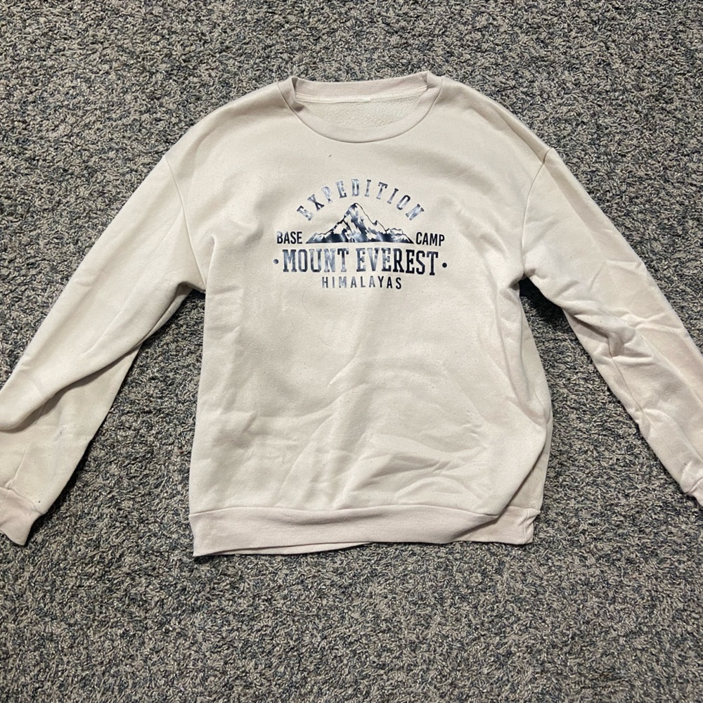 Women’s Cream Graphic Sweater
